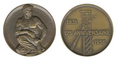 Association charbonnière de Charleroi et de la Basse Sambre. 125e annversaire 1831 - 1956