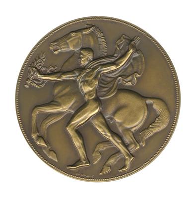 Victoire - Vainqueur avec cheval