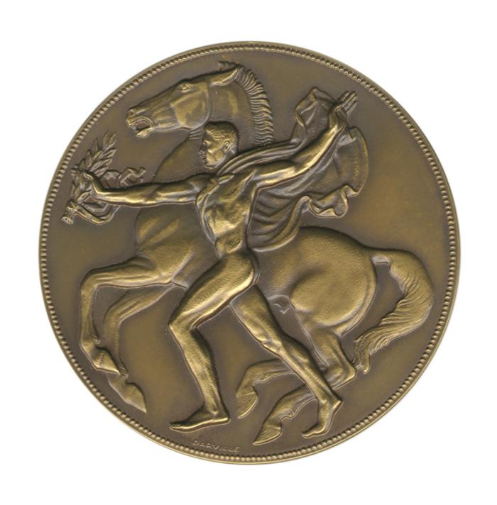 Victoire - Vainqueur avec cheval