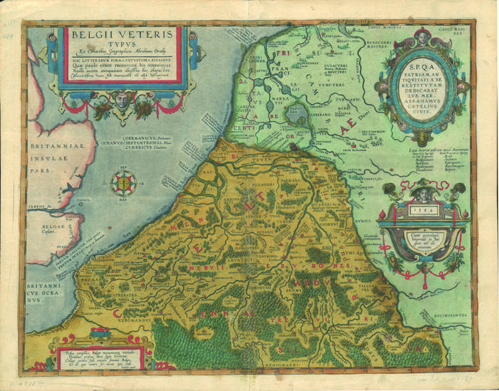Belgii Veteris Typus ex Conatibus Geographicis Abrahami Ortelij