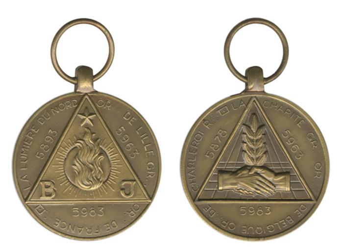 Jumelage des loges maçonniques de Charleroi (la Charité) et de Lille (la Lumière)