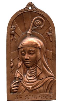 Sainte Gertrude aux souris