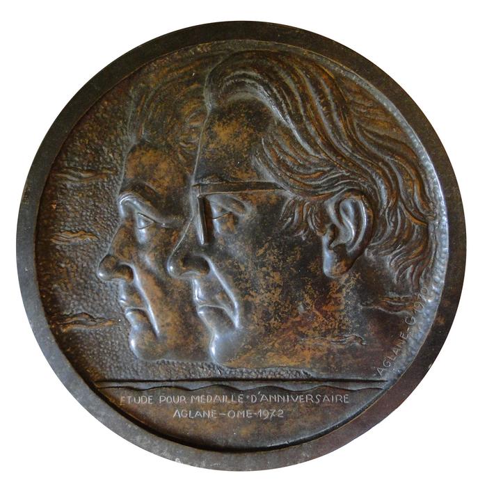 Etude pour la médaille d’anniversaire Aglane-Omé 1972