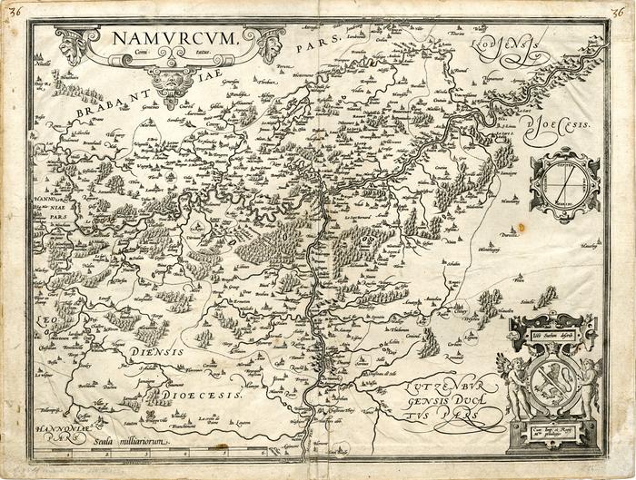 Namurcum Comitatus. Ioes Surhon describ. Cum Imp. et Regie Mtis privilegijs