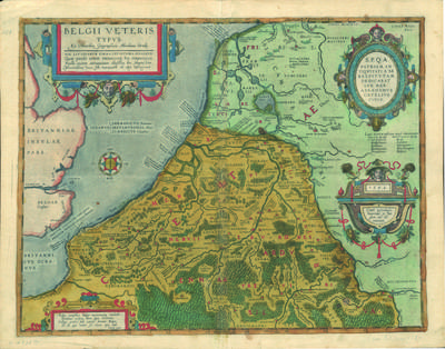 Belgii Veteris Typus ex Conatibus Geographicis Abrahami Ortelij