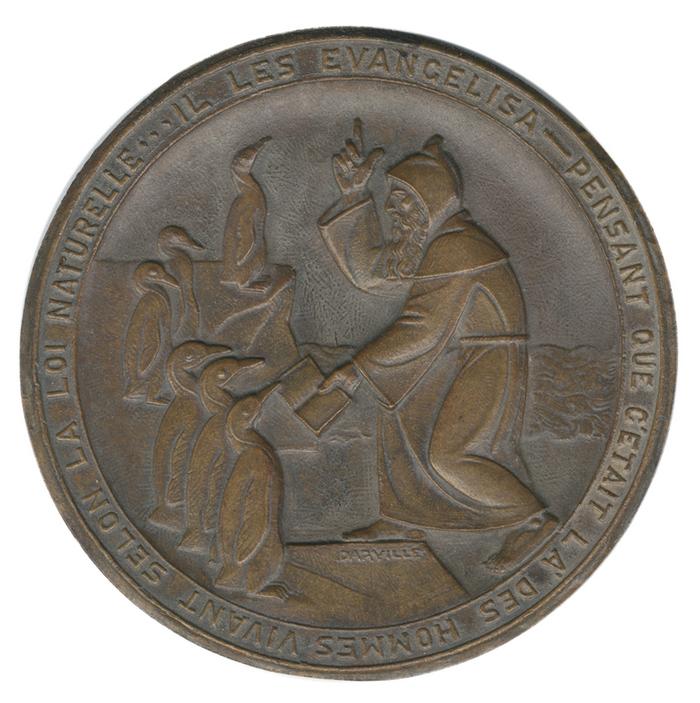 L'île des pingouins (scène de la prêche)