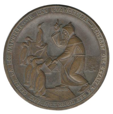 L'île des pingouins (scène de la prêche)