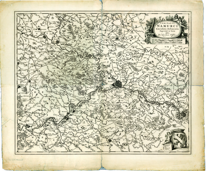 Comitatus Namurci Emendata Delineatio Nuperrimè in lucem edita per Nicolaum Visscher