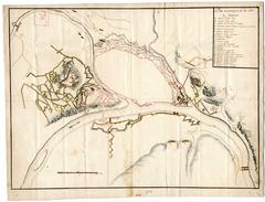 Plan des attaques de la ville de Namur