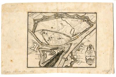 Die Stadt das Castel und Fort von Namur.122. Gabriel Bodenehr fec. et exc. A. V. Cum grat. et Privil. Sac. Cœs. Majestatis.