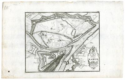 Die Stadt das Castel und Fort von Namur.122. Gabriel Bodenehr fec. et exc. A. V. Cum grat. et Privil. Sac. Cœs. Majestatis.