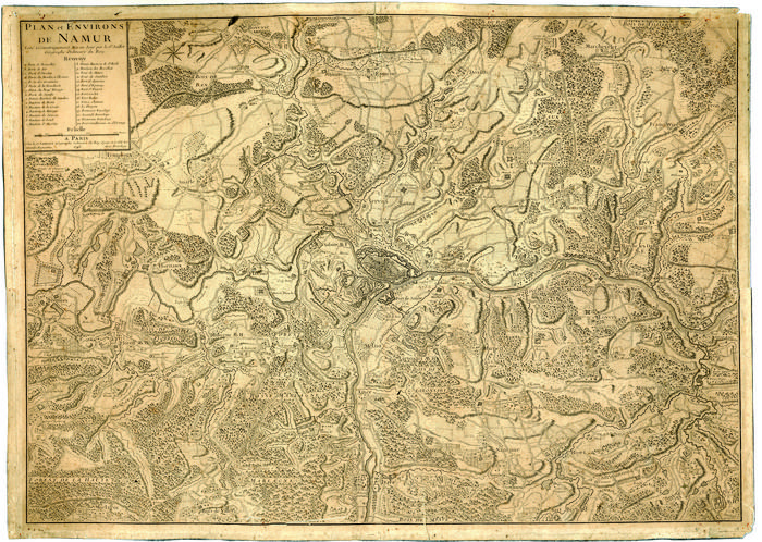 Plan et environs de Namur