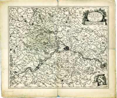 Comitatus Namurci Emendata Delineatio Nuperrimè in lucem edita per Nicolaum Visscher
