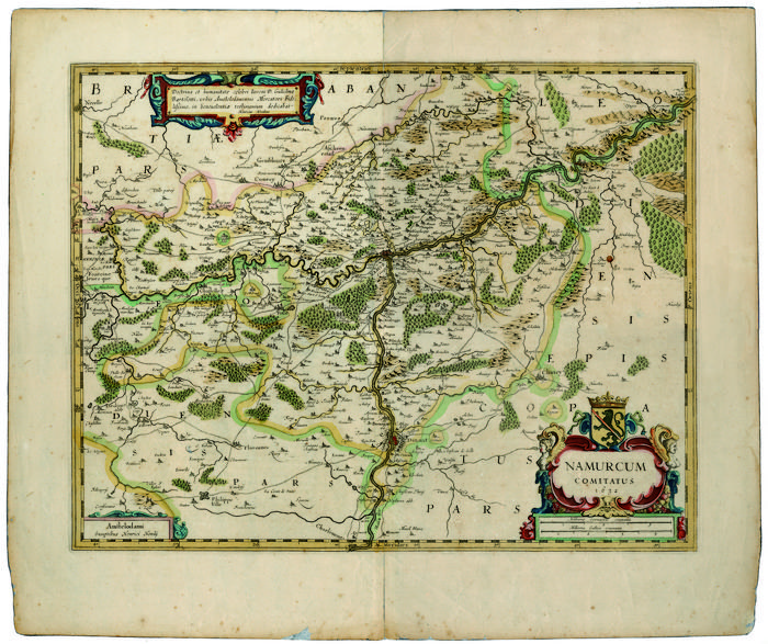 Namurcum comitatus 1632 Amstelodami Sumptibus Henrici Hondÿ