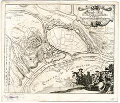 Gründ-risz der Stadt und des schlosses Namur, welche nach einer 30 tȁgigen Belagerung den 30 jun. 1692 von den Franszős Waffen erobert worden.