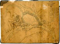 Plan de la ville et du chasteau de Namur