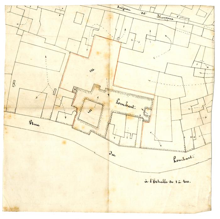 Extrait sans titre d'un plan de Namur