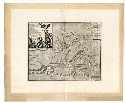 Plan du camp de l'armée des Alliés à Maestricht le 14 mai 1703; Plan van't Leger der Geallieerden Gecampeert onder Maestricht den 14 Maÿ 1703
