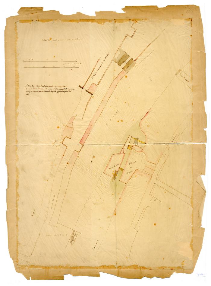 Extrait du grand plan de la ville de Namur