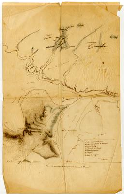 Plan de la montagne de Champeau et des environs de Namur