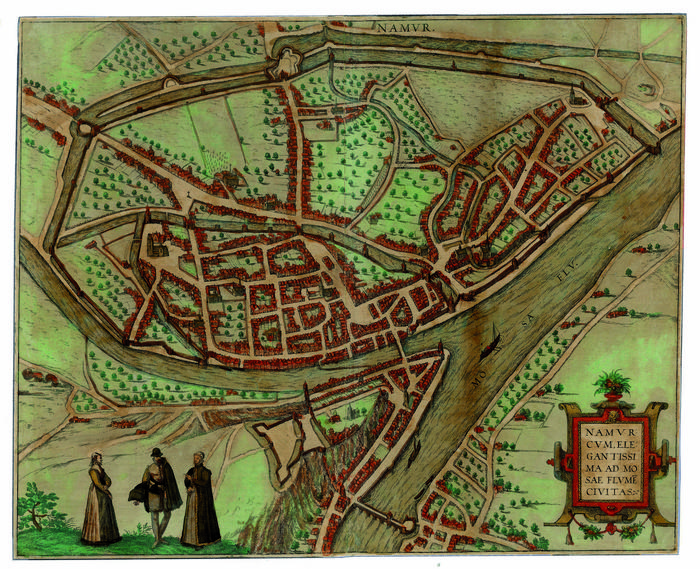 Namurcum elegantissima ad mosae flume civitas