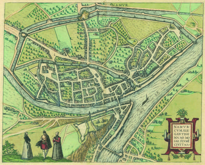 Namurcum elegantissima ad mosae flume civitas