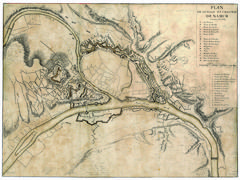 Plan de la ville et chasteau de Namur Gravé par ordre du Roy
