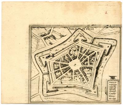 Philippe Ville Philippopolis vulgo Philippeuille munitiss: Comitat' Hannoniae Opp: