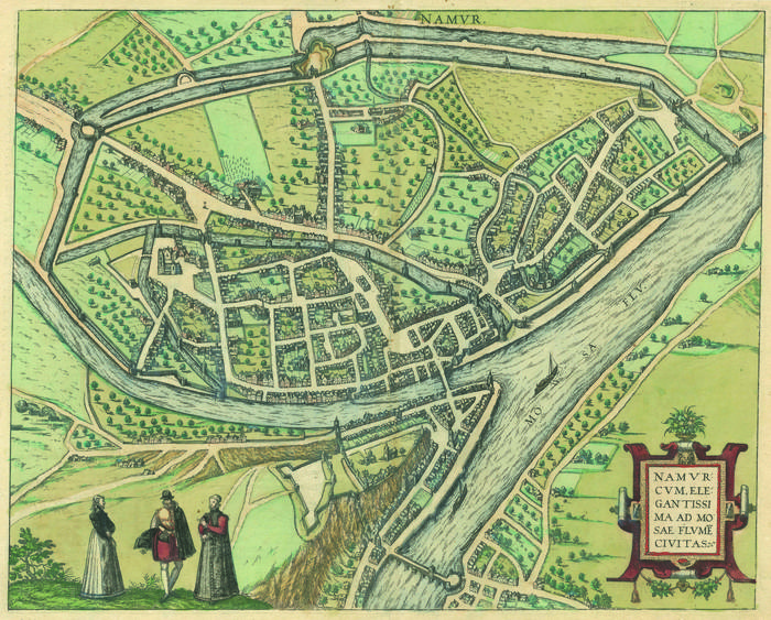 Namurcum elegantissima ad mosae flume civitas