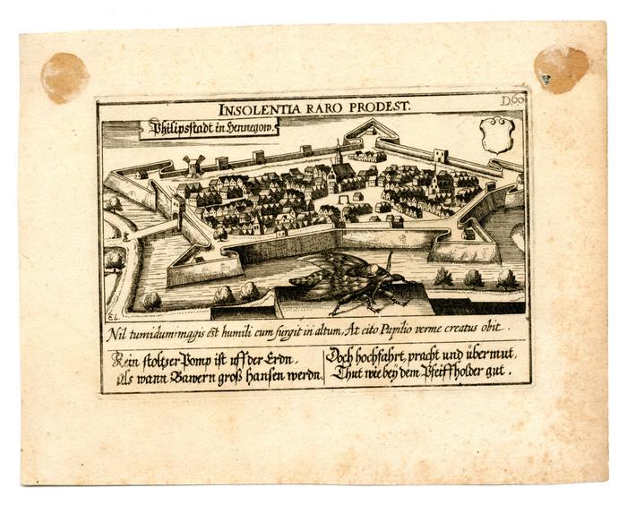 Insolentia raro prodest. Philipstadt in hennegom. D 60