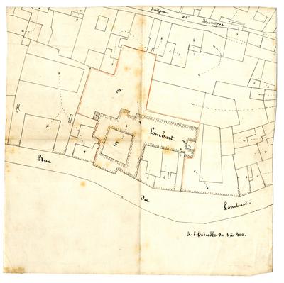 Extrait sans titre d'un plan de Namur