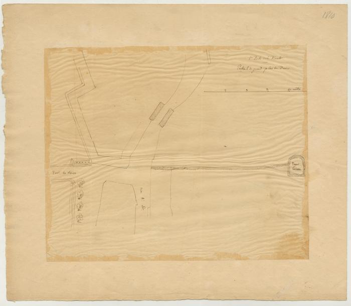 Extrait du Grand Plan de Denis - 1e Porte de la Plante