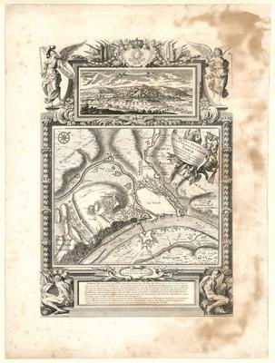 Plan et profil de la Ville et du Château de Namur ou Sont marquez les ouvrages qui y onst esté adjoutez depuis Sa prise par le Roy en 1692. Chez P. le Pautre, Graveur du Roy Place de Vendome.