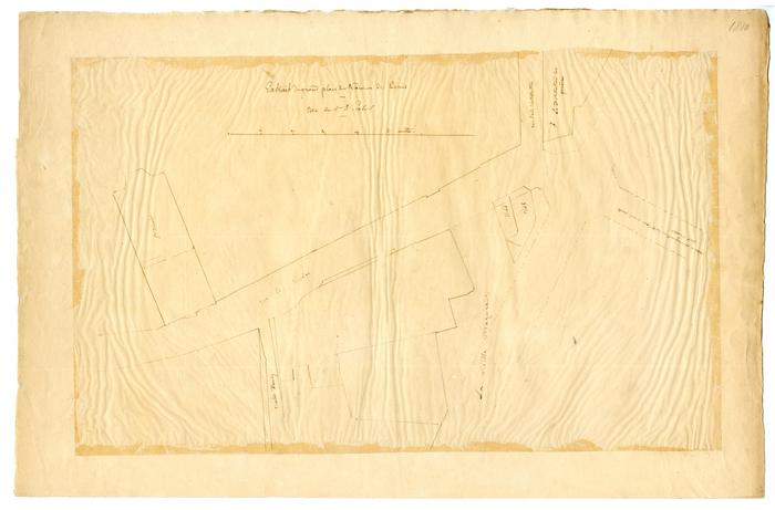 Extrait du Grand Plan de Namur de Denis - Rue de St Nicolas