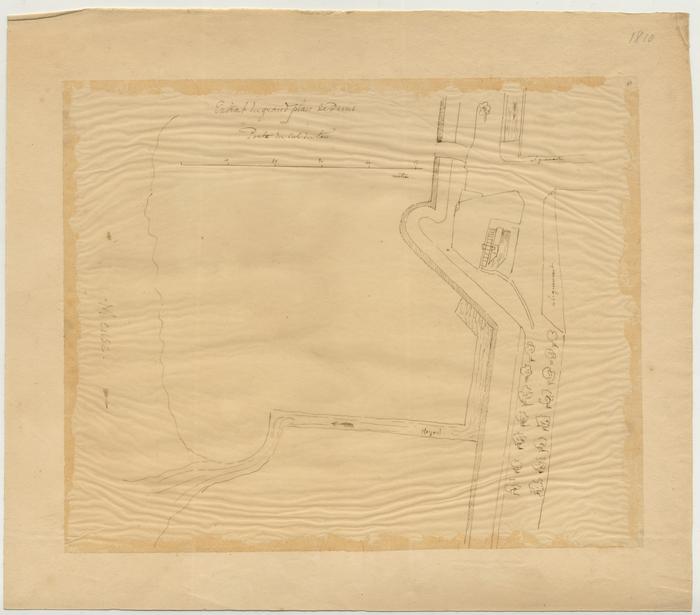 Extrait du Grand Plan de Denis - Porte du cul de San(?)