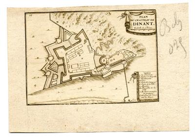 Plan du Chasteau de Dinant - DR f., 76