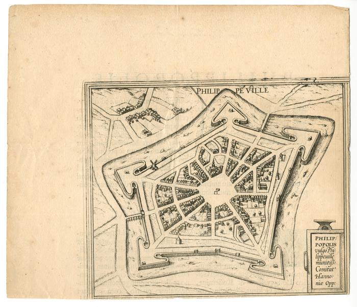 Philippe Ville Philippopolis vulgo Philippeuille munitiss: Comitat' Hannoniae Opp: