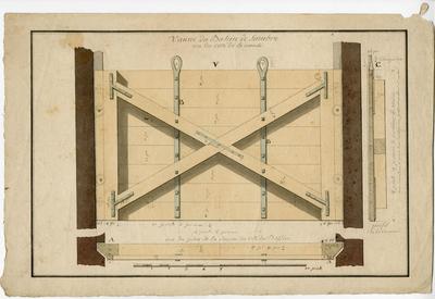 Vanne du Bassin de Sambre vue du coté de la Meuse