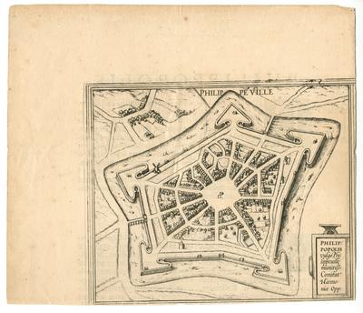 Philippe Ville Philippopolis vulgo Philippeuille munitiss: Comitat' Hannoniae Opp: