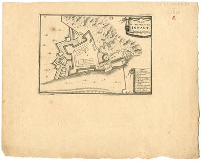 Plan du Chasteau de Dinant - DR f., 76