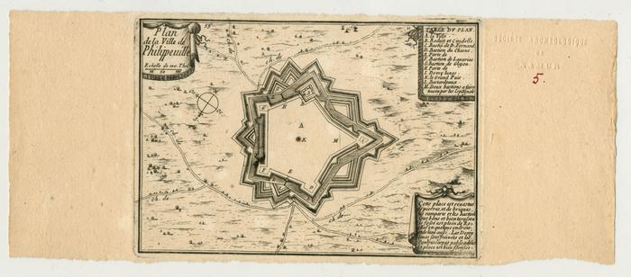 Plan de la ville de Philippeville