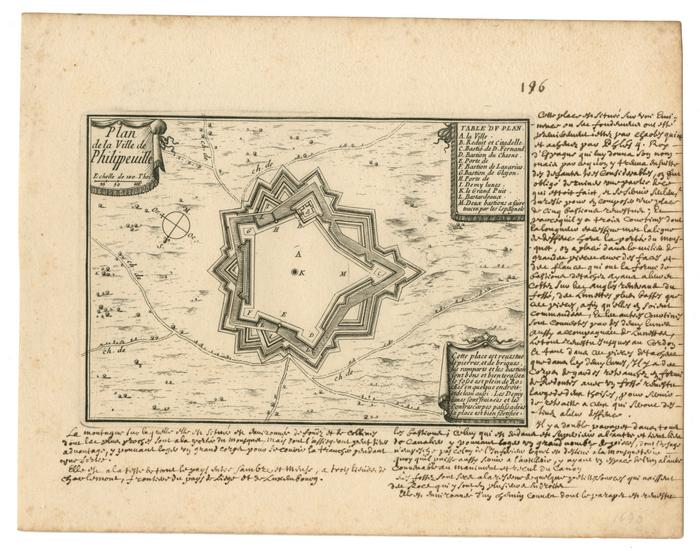 Plan de la ville de Philippeville