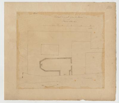 Extrait du grand plan de Namur de Denis - Dames blanches